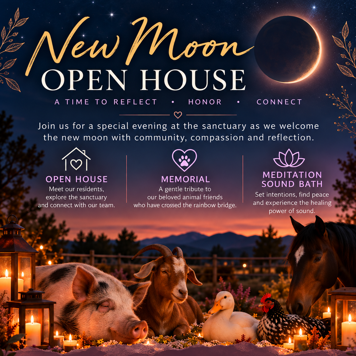 New Moon Open House: A Time to Reflect, Honor & Connect - logo