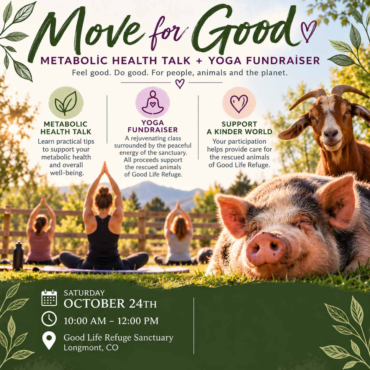Stretch for the Sanctuary: Metabolic Health Presentation & Yoga - logo